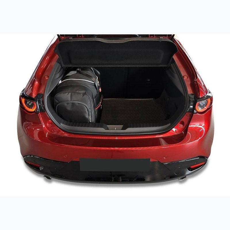 KJUST Mazda 3 Hatchback 2018+ 4 luggage bag set black. 16