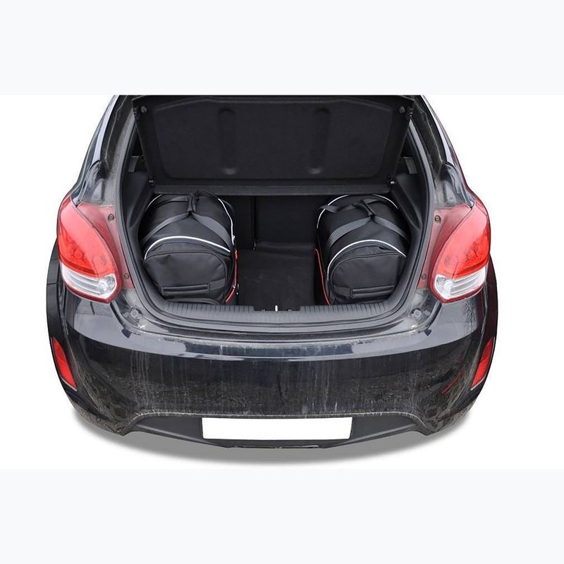 Trunk bag set KJUST Hyundai Veloster Coupe 2011-2014 3 pcs black 11