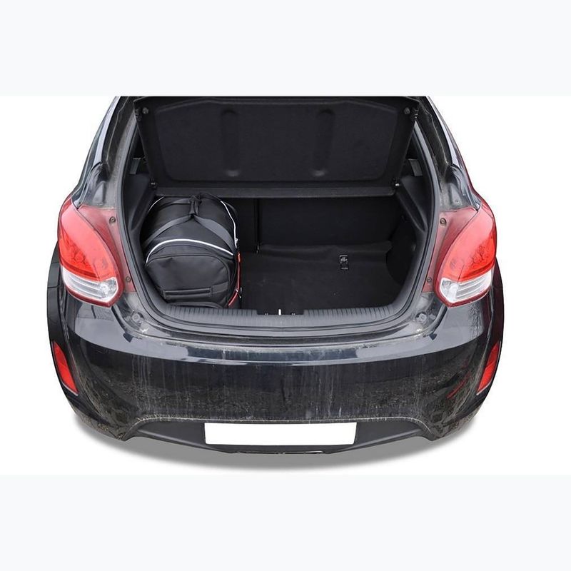 Trunk bag set KJUST Hyundai Veloster Coupe 2011-2014 3 pcs black 12