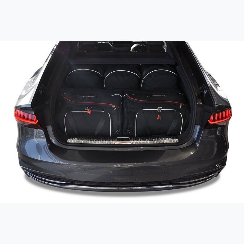 KJUST Audi A7 trunk bag set 2017+ 5 pcs black 16