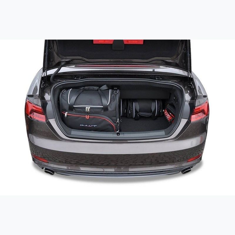 KJUST Audi A5 Cabrio 2017-2018 boot bag set 4 pcs black 14