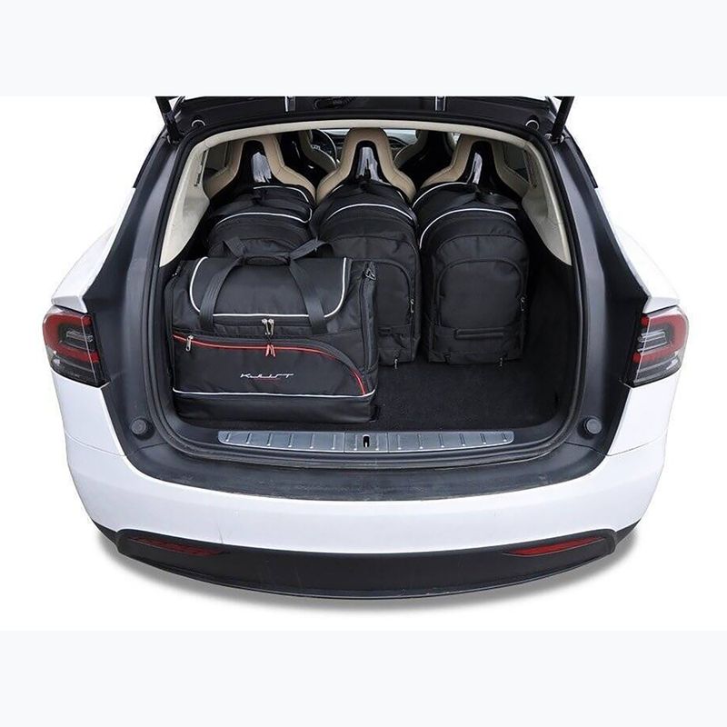 Trunk bag set KJUST Tesla Model X 2016+ 7 pcs. black 17