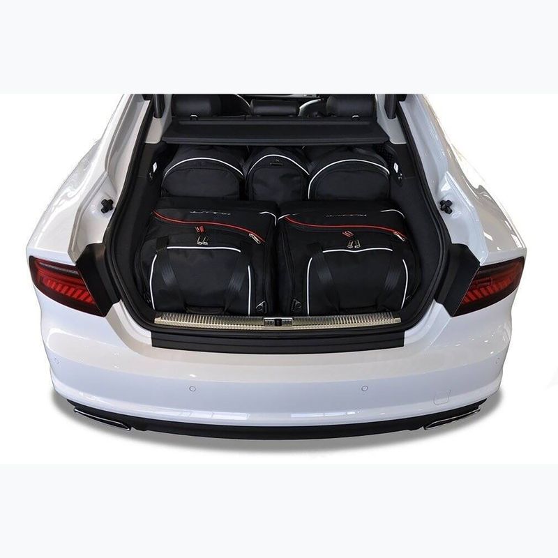 KJUST trunk bag set Audi A7 Sportback 2010-2017 5 pcs black 17