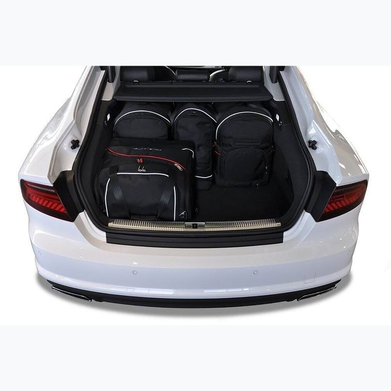 KJUST trunk bag set Audi A7 Sportback 2010-2017 5 pcs black 18