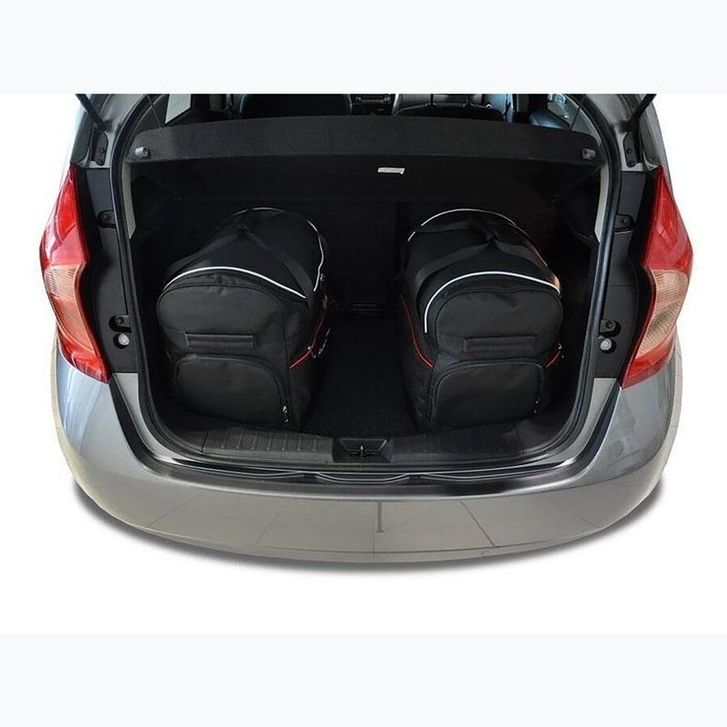 KJUST Nissan Note 2013-2016 luggage compartment bag set 3 pcs black. 12