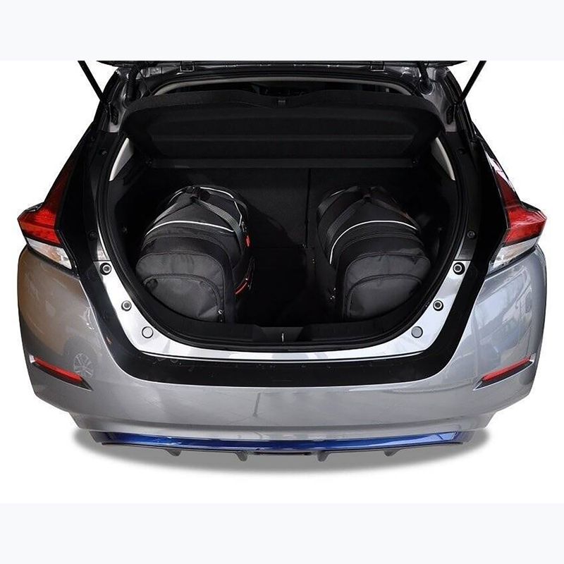 KJUST Nissan Leaf Electric 2017+ 4 luggage bag set black. 13
