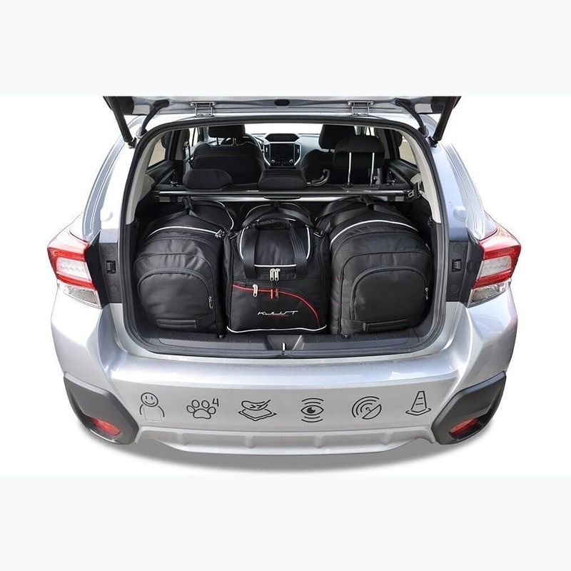 Trunk bag set KJUST Subaru Xv 2017+ 4 pcs. black 12