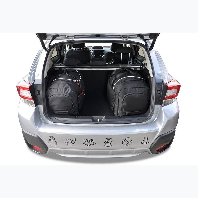 Trunk bag set KJUST Subaru Xv 2017+ 4 pcs. black 14