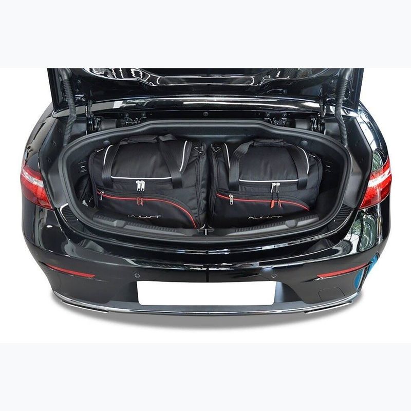 KJUST Mercedes-Benz E Convertible 2017+ 4 luggage compartment bag set black. 12