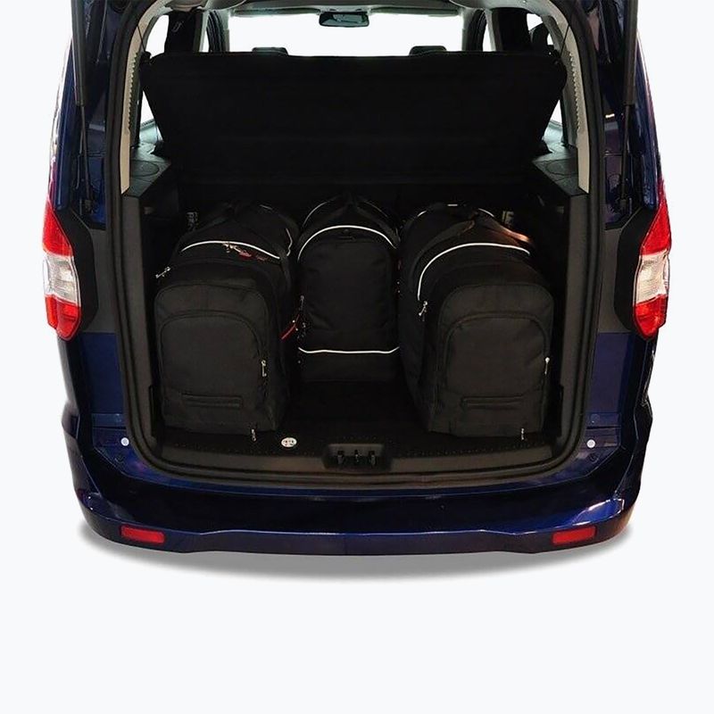 Trunk bag set KJUST Ford Tourneo Courier 2014+ 4 pcs black 15