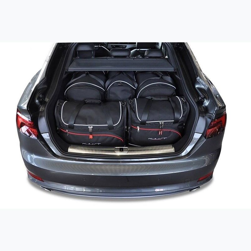 KJUST Audi A5 Sportback trunk bag set 2017+ 5 pcs black 17