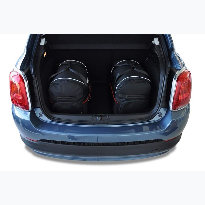 Trunk bag set KJUST Fiat 500X 2014+ 3 pcs black 15