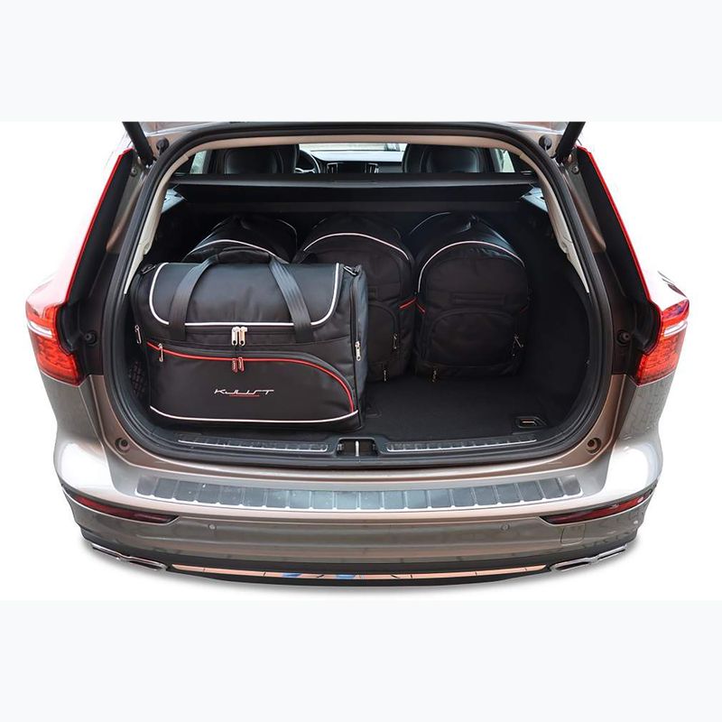 Trunk bag set KJUST Volvo V60 2018+ 5 pcs. black 15