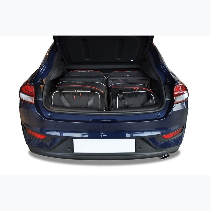 Trunk bag set KJUST Hyundai I30 Fastback 2017+ 4 pcs black 13