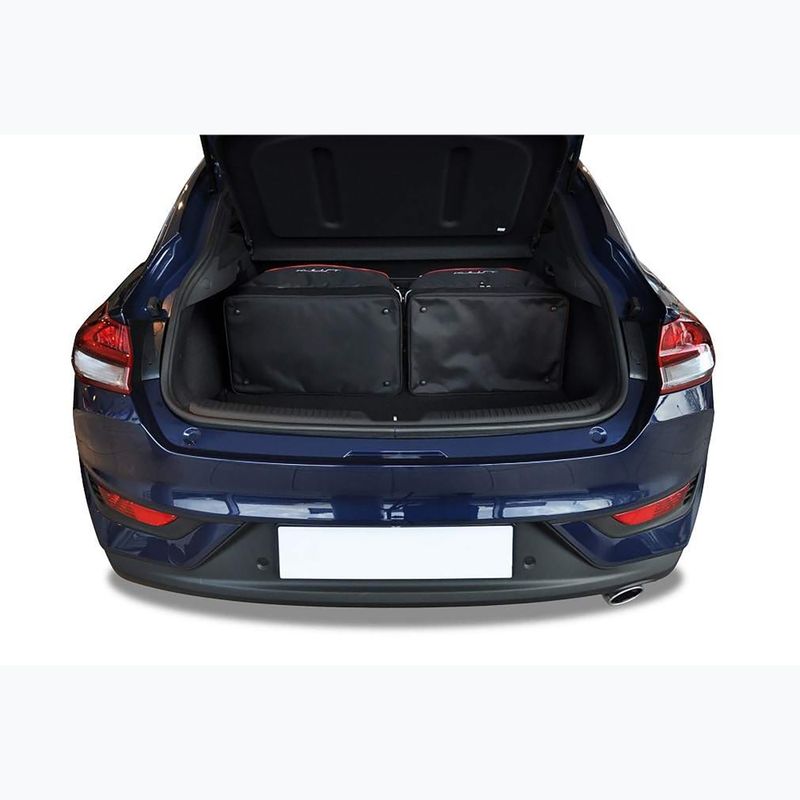 Trunk bag set KJUST Hyundai I30 Fastback 2017+ 4 pcs black 15