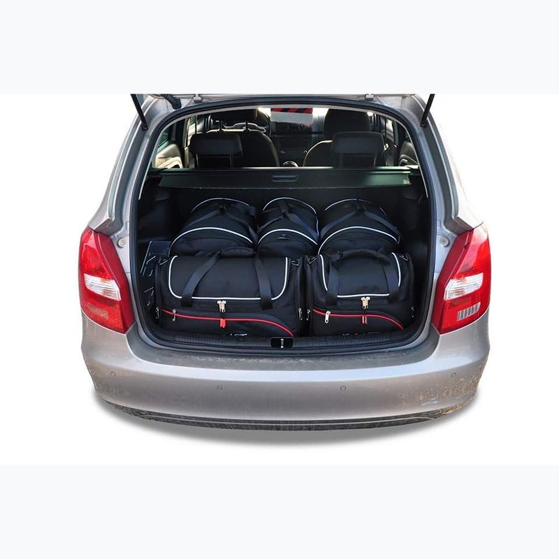 Trunk bag set KJUST Skoda Fabia Combi 2007-2014 5 pcs. black 12