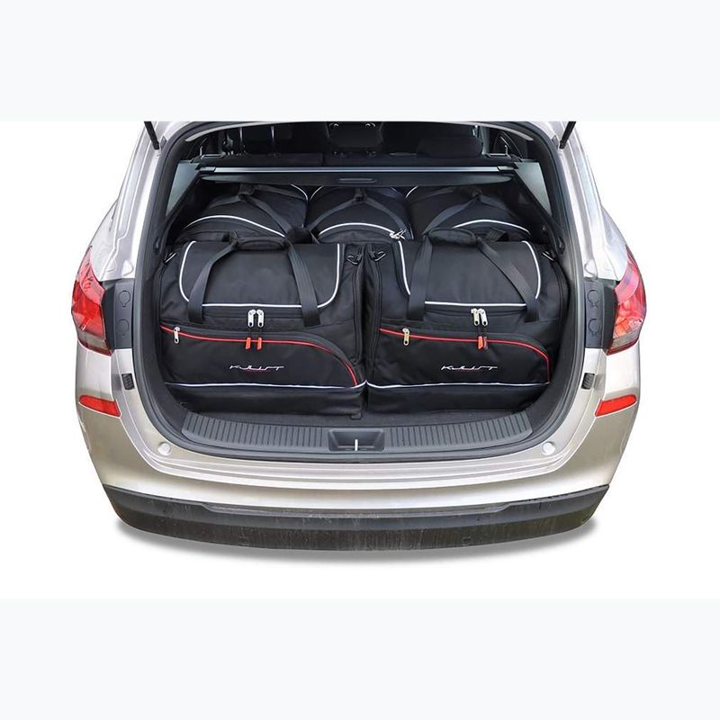 Trunk bag set KJUST Hyundai I30 Wagon 2017+ 5 pcs black 14