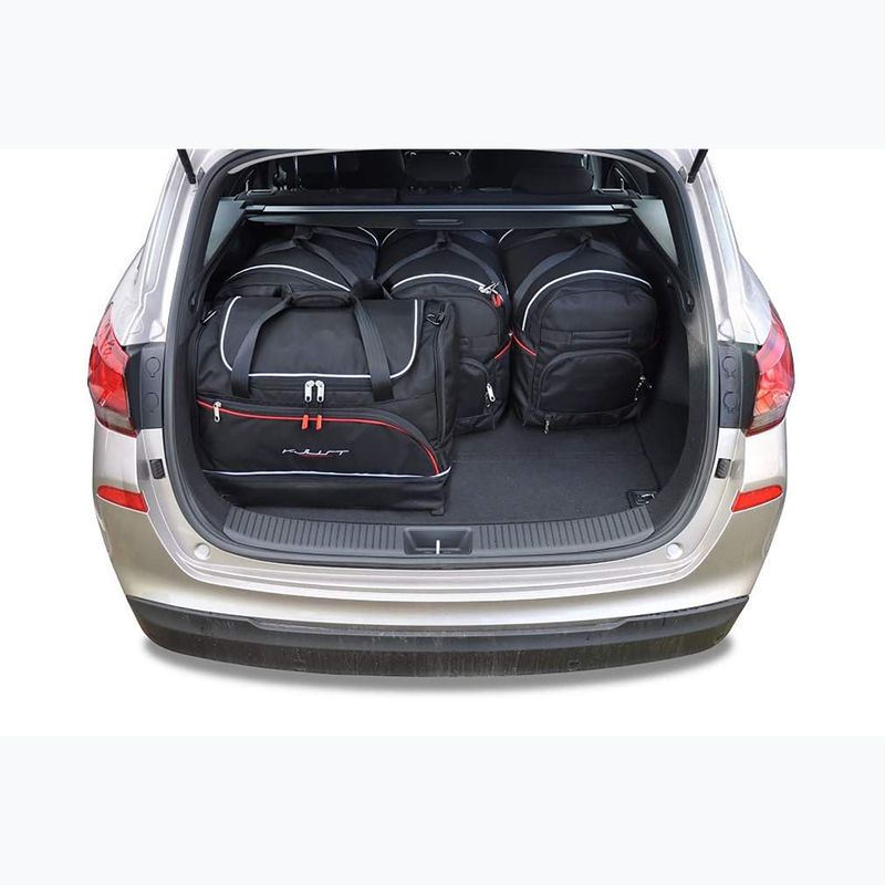 Trunk bag set KJUST Hyundai I30 Wagon 2017+ 5 pcs black 15