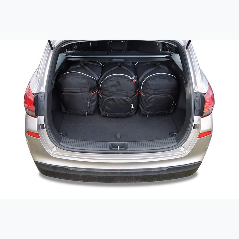 Trunk bag set KJUST Hyundai I30 Wagon 2017+ 5 pcs black 16