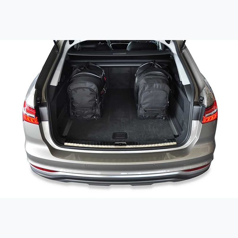 KJUST Audi A6 Avant boot bag set 2018+ 5 pcs black 19