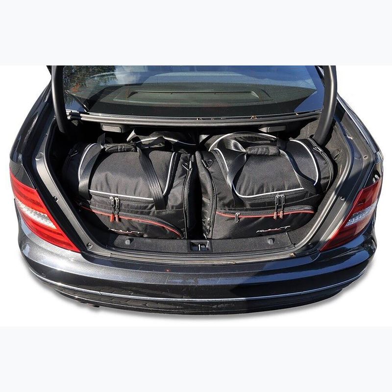 KJUST Mercedes-Benz C Coupe 2011-2014 luggage compartment bag set 4 pcs. black 12