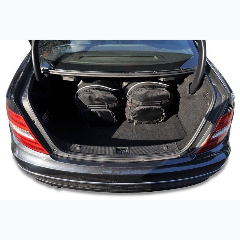 KJUST Mercedes-Benz C Coupe 2011-2014 luggage compartment bag set 4 pcs. black 14
