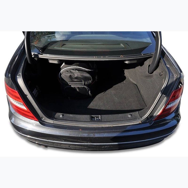 KJUST Mercedes-Benz C Coupe 2011-2014 luggage compartment bag set 4 pcs. black 15