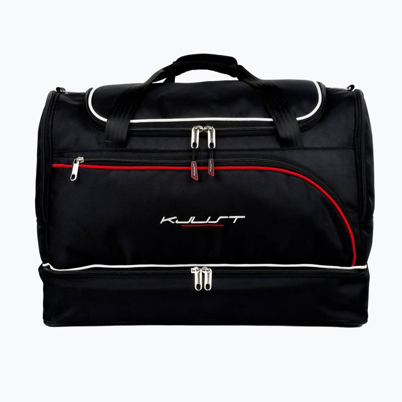 KJUST Audi A1 boot bag set 2018+ 3 pcs black 2