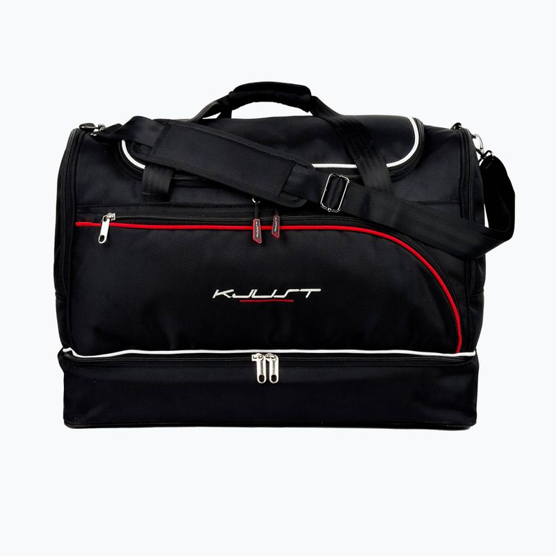 KJUST Audi A1 boot bag set 2018+ 3 pcs black 3