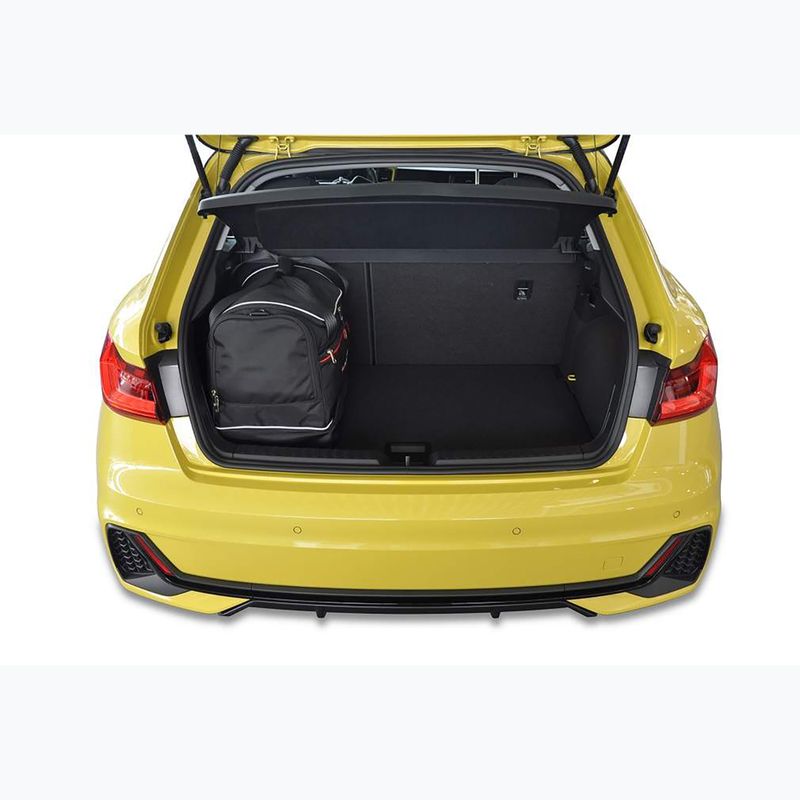 KJUST Audi A1 boot bag set 2018+ 3 pcs black 15