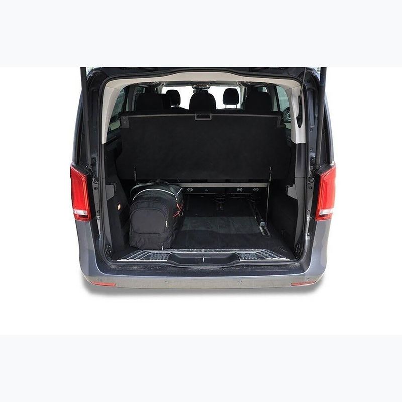KJUST Mercedes-Benz V Extra Long 2014+ 7 luggage compartment bag set black. 12