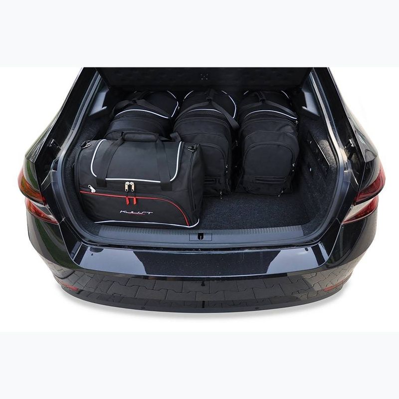 Trunk bag set KJUST Skoda Superb Iv Liftback Plug-In Hybrid 2019+ 5 pcs. black 12