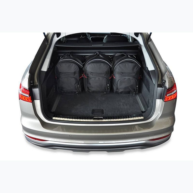 KJUST Audi A6 Allroad boot bag set 2019+ 5 pcs black 15