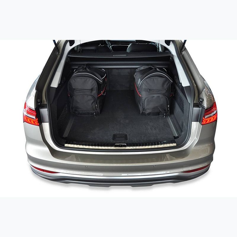 KJUST Audi A6 Allroad boot bag set 2019+ 5 pcs black 16