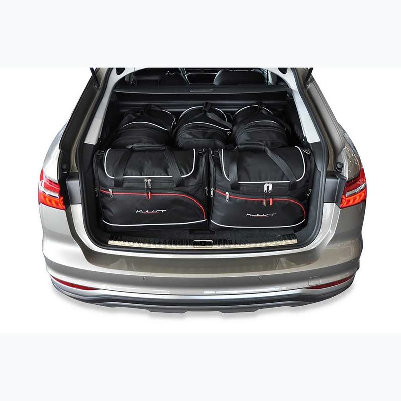 KJUST Audi A6 Allroad boot bag set 2019+ 5 pcs black 14