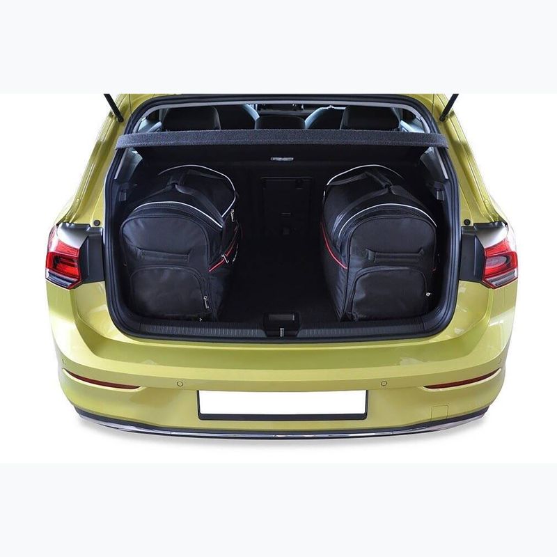 Trunk bag set KJUST Volkswagen Golf Hatchback 2019+ 3 pcs. black 17