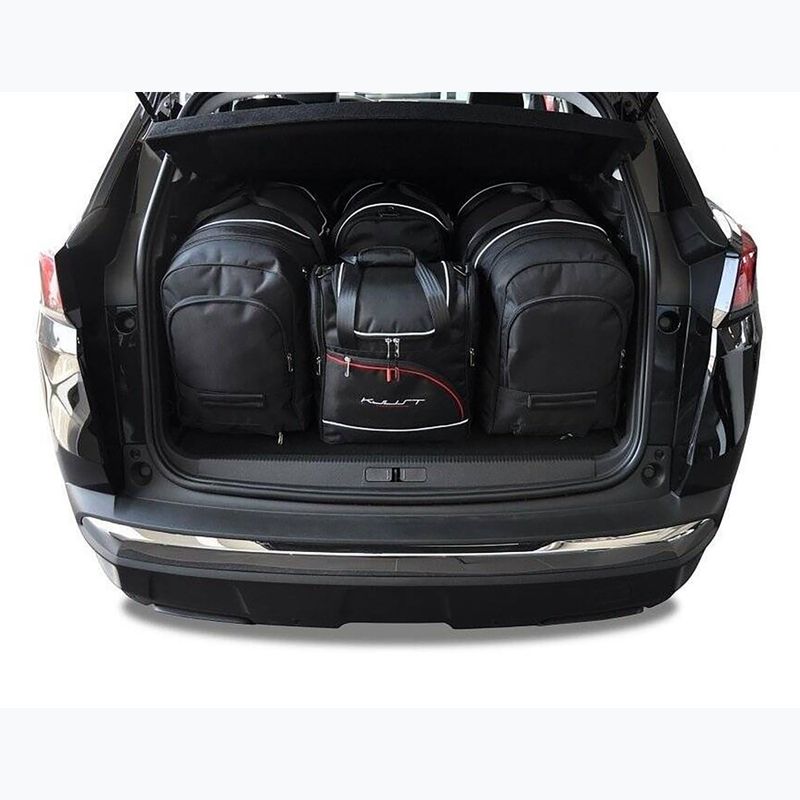 Trunk bag set KJUST Peugeot 3008 Hybrid Phev 2019+ 4 pcs. black 13