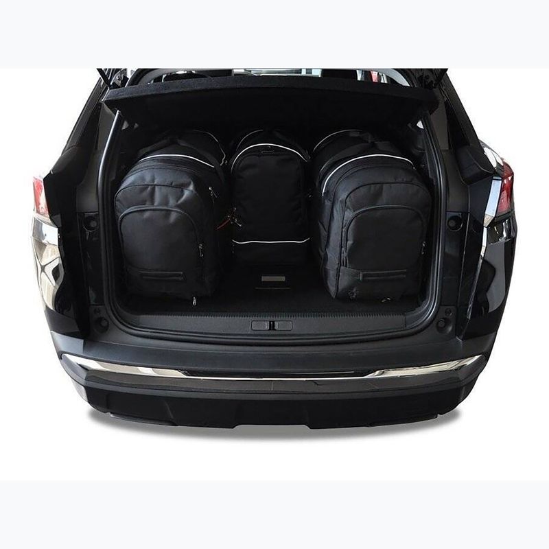 Trunk bag set KJUST Peugeot 3008 Hybrid Phev 2019+ 4 pcs. black 14