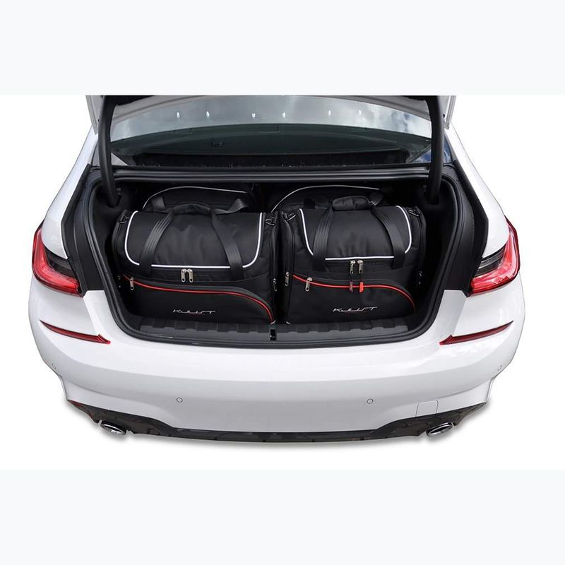 Trunk bag set KJUST BMW 3 Limousine Hybrid 2019+ 4 pcs black 14