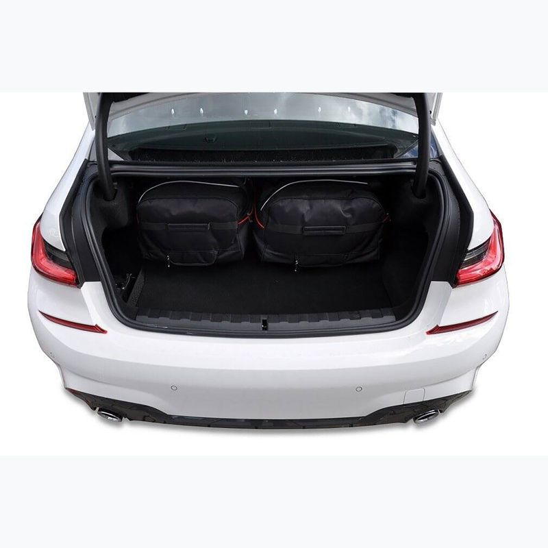 Trunk bag set KJUST BMW 3 Limousine Hybrid 2019+ 4 pcs black 16