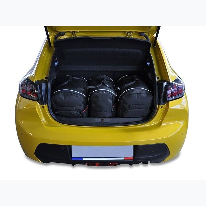 Trunk bag set KJUST Peugeot 208 Hatchback 2019+ 3 pcs. black 10