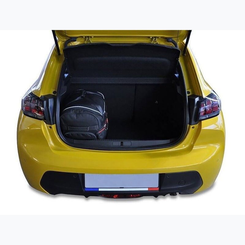 Trunk bag set KJUST Peugeot 208 Hatchback 2019+ 3 pcs. black 12