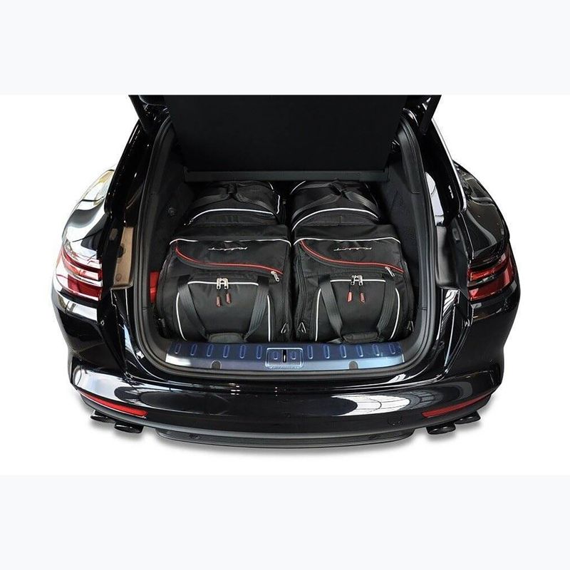 Trunk bag set KJUST Porsche Panamera St E-Hybrid 2017+ 4 pcs. black 12