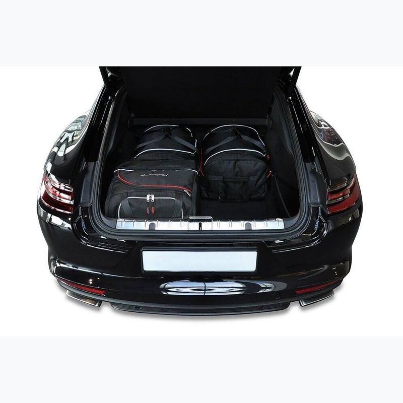 Trunk bag set KJUST Porsche Panamera E-Hybrid 2016+ 4 pcs. black 12