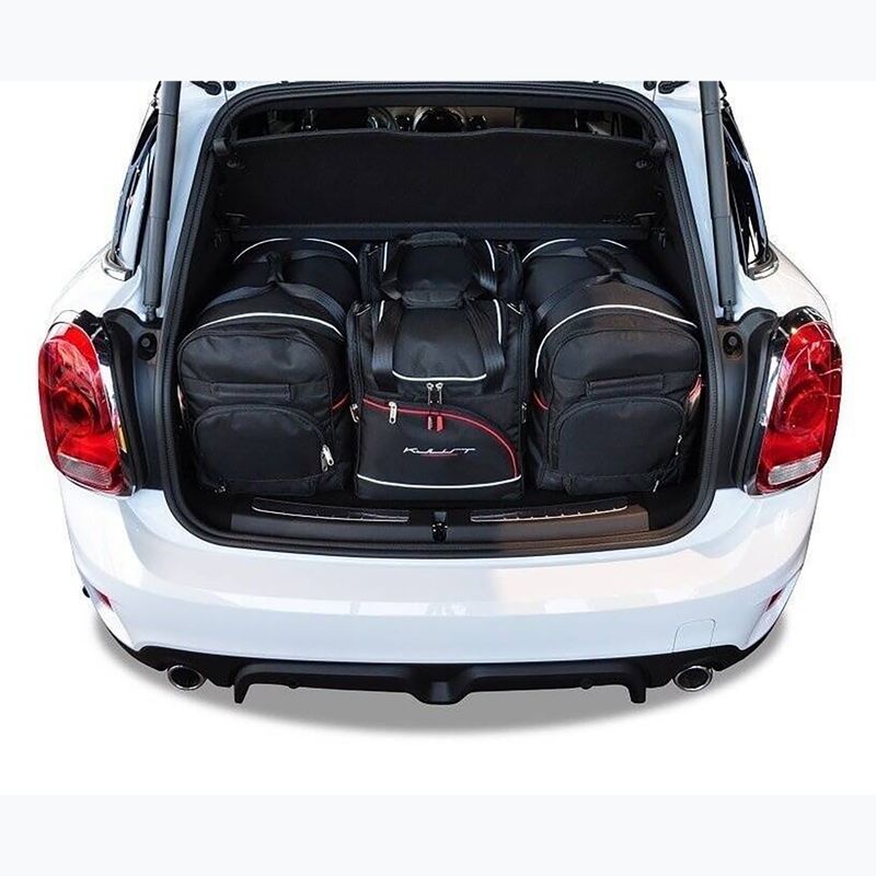 KJUST Mini Countryman Plug-In Hybrid 2017-2023 boot bag set 4 pcs black. 12