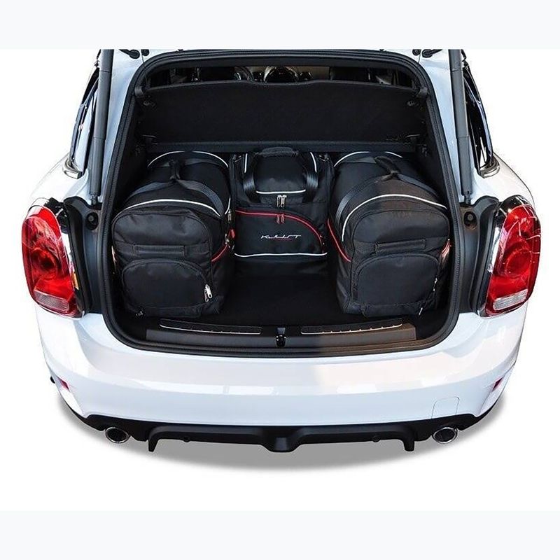 KJUST Mini Countryman Plug-In Hybrid 2017-2023 boot bag set 4 pcs black. 13