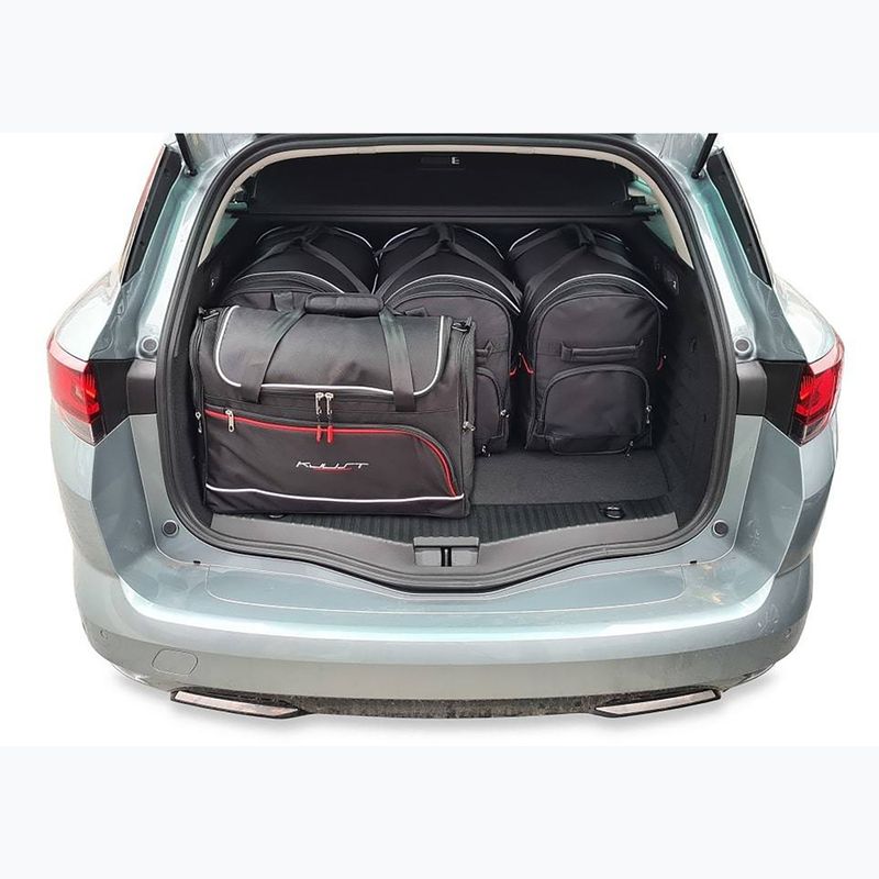 Trunk bag set KJUST Renault Megane Grandtour Plug-In Hybrid 2020+ 5 pcs. black 12