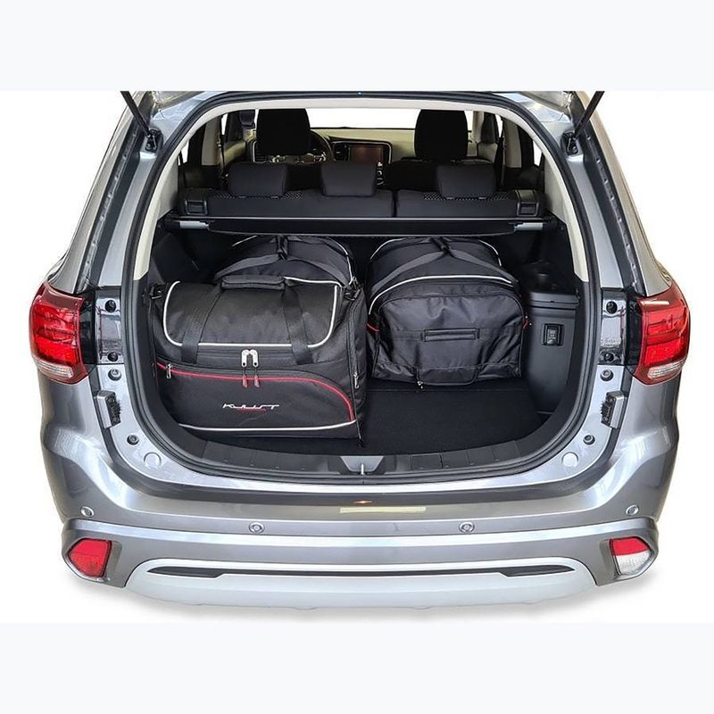 KJUST Mitsubishi Outlander Phev 2014-2022 boot bag set 4 pcs black. 12