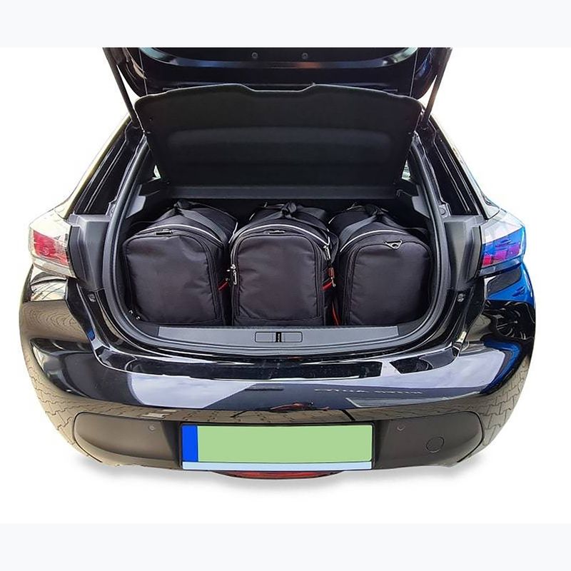 Trunk bag set KJUST Peugeot E-208 2019+ 3 pcs. black 9