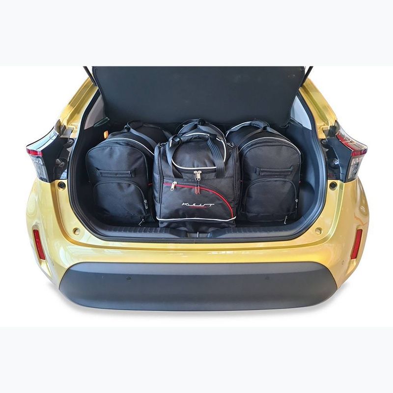 Trunk bag set KJHUST Toyota Yaris Cross 2020+ 4 pcs. black 12